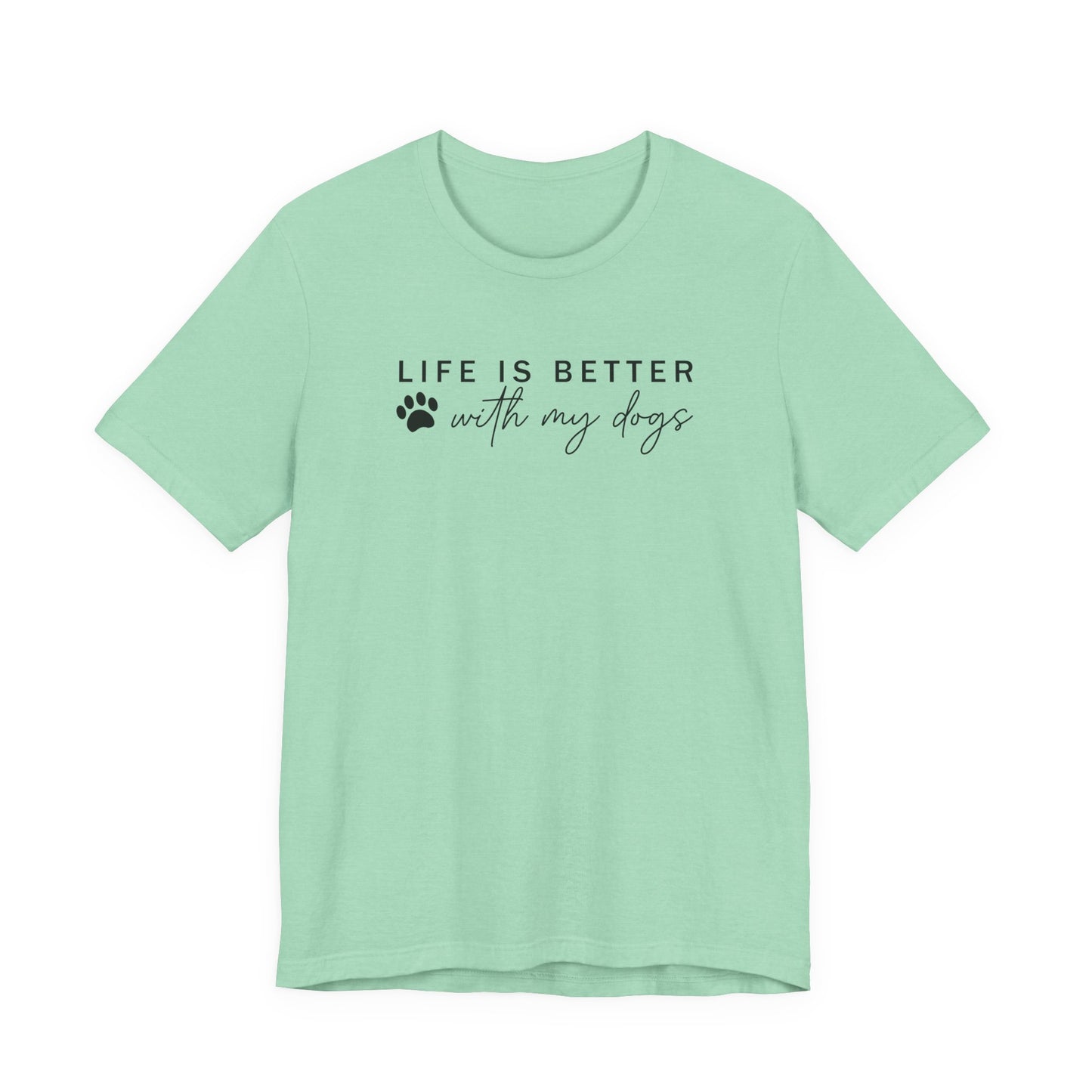 Dog Mom Tee | Unisex Graphic Tee | White Bella Canvas 3001 | XS–5XL