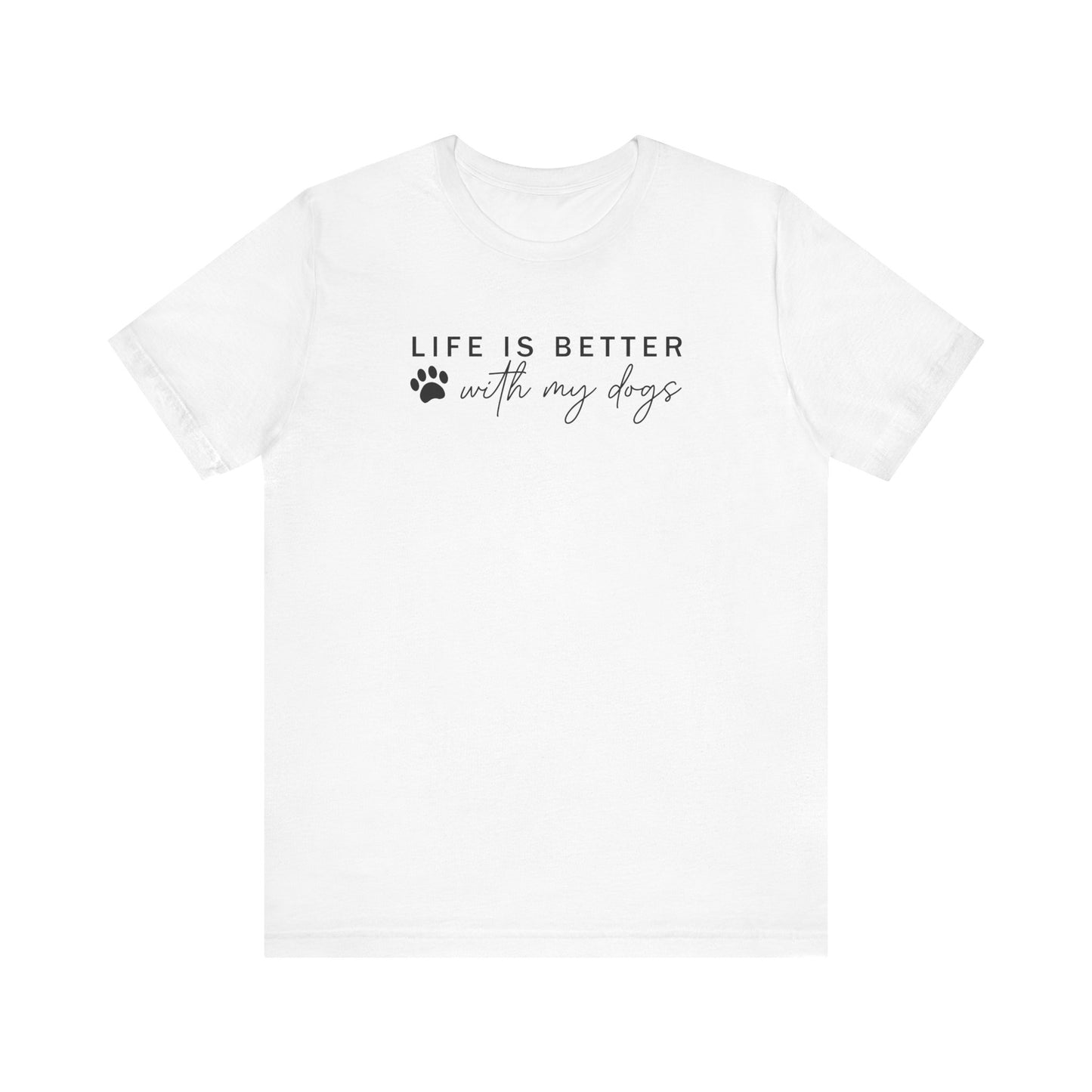 Dog Mom Tee | Unisex Graphic Tee | White Bella Canvas 3001 | XS–5XL