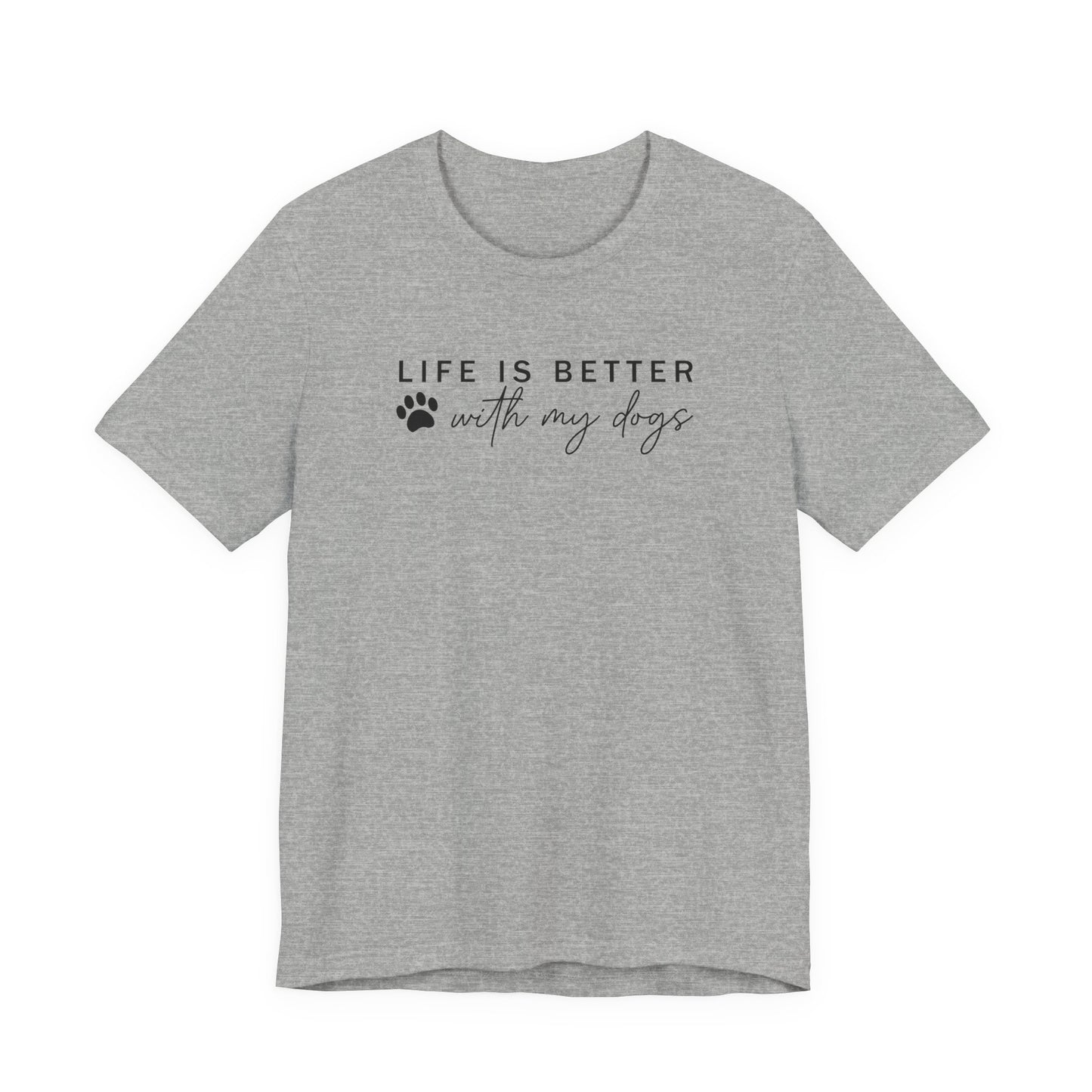 Dog Mom Tee | Unisex Graphic Tee | White Bella Canvas 3001 | XS–5XL