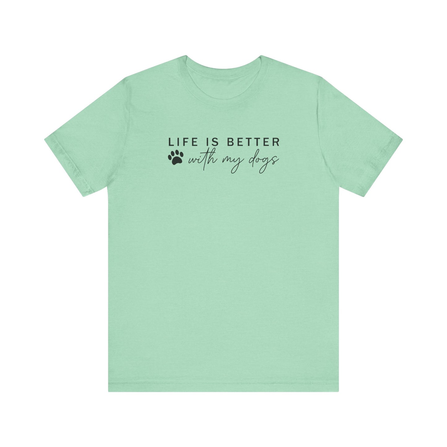 Dog Mom Tee | Unisex Graphic Tee | White Bella Canvas 3001 | XS–5XL