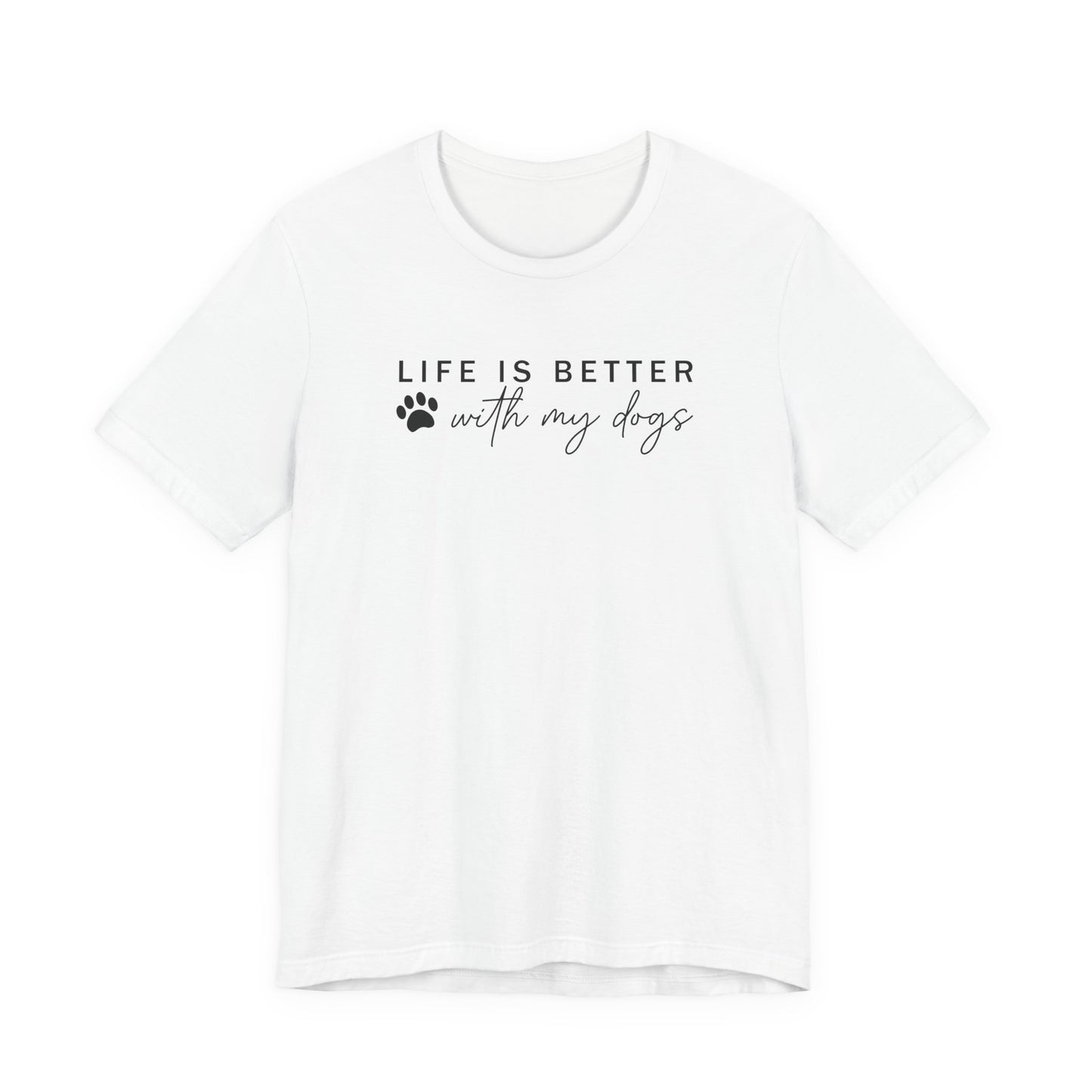 Dog Mom Tee | Unisex Graphic Tee | White Bella Canvas 3001 | XS–5XL