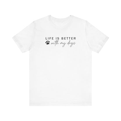 Dog Mom Tee | Unisex Graphic Tee | White Bella Canvas 3001 | XS–5XL