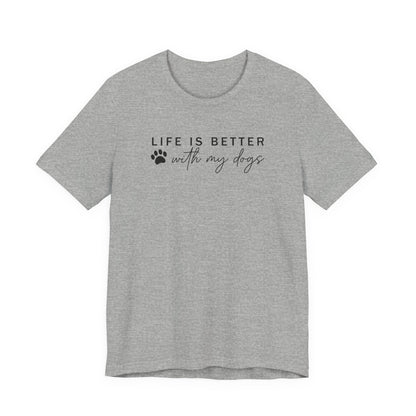 Dog Mom Tee | Unisex Graphic Tee | White Bella Canvas 3001 | XS–5XL