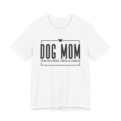 Dog Mom Tee | Unisex Graphic Tee | White Bella Canvas 3001 | XS–5XL