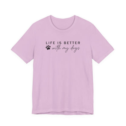 Dog Mom Tee | Unisex Graphic Tee | White Bella Canvas 3001 | XS–5XL