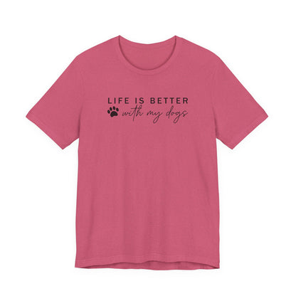 Dog Mom Tee | Unisex Graphic Tee | White Bella Canvas 3001 | XS–5XL