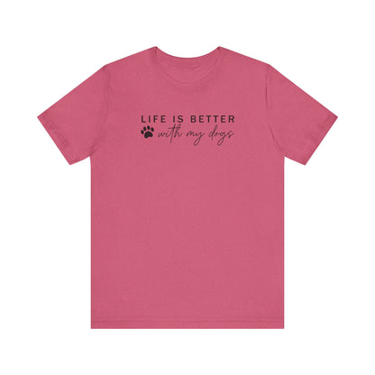 Dog Mom Tee | Unisex Graphic Tee | White Bella Canvas 3001 | XS–5XL