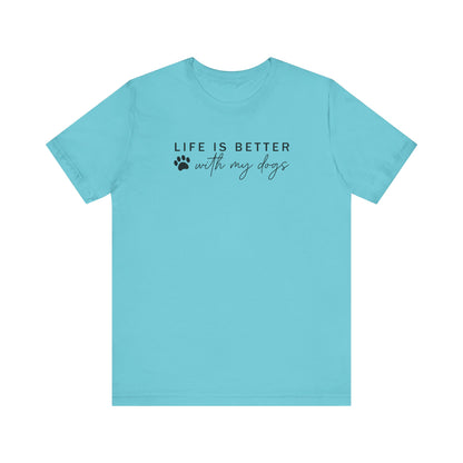 Dog Mom Tee | Unisex Graphic Tee | White Bella Canvas 3001 | XS–5XL