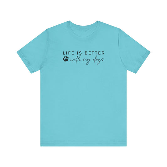 Dog Mom Tee | Unisex Graphic Tee | White Bella Canvas 3001 | XS–5XL