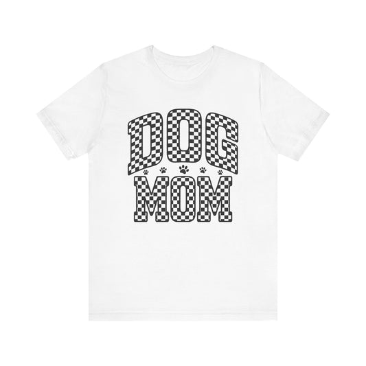 Dogs Mom Tee | Unisex Graphic Tee | White Bella Canvas 3001 | XS–5XL