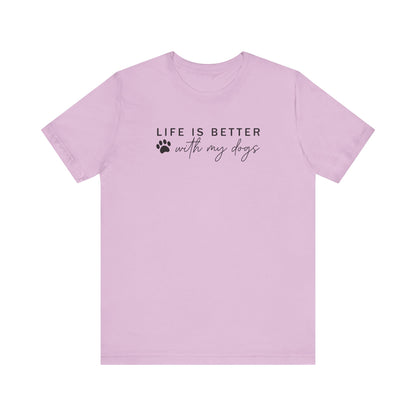 Dog Mom Tee | Unisex Graphic Tee | White Bella Canvas 3001 | XS–5XL
